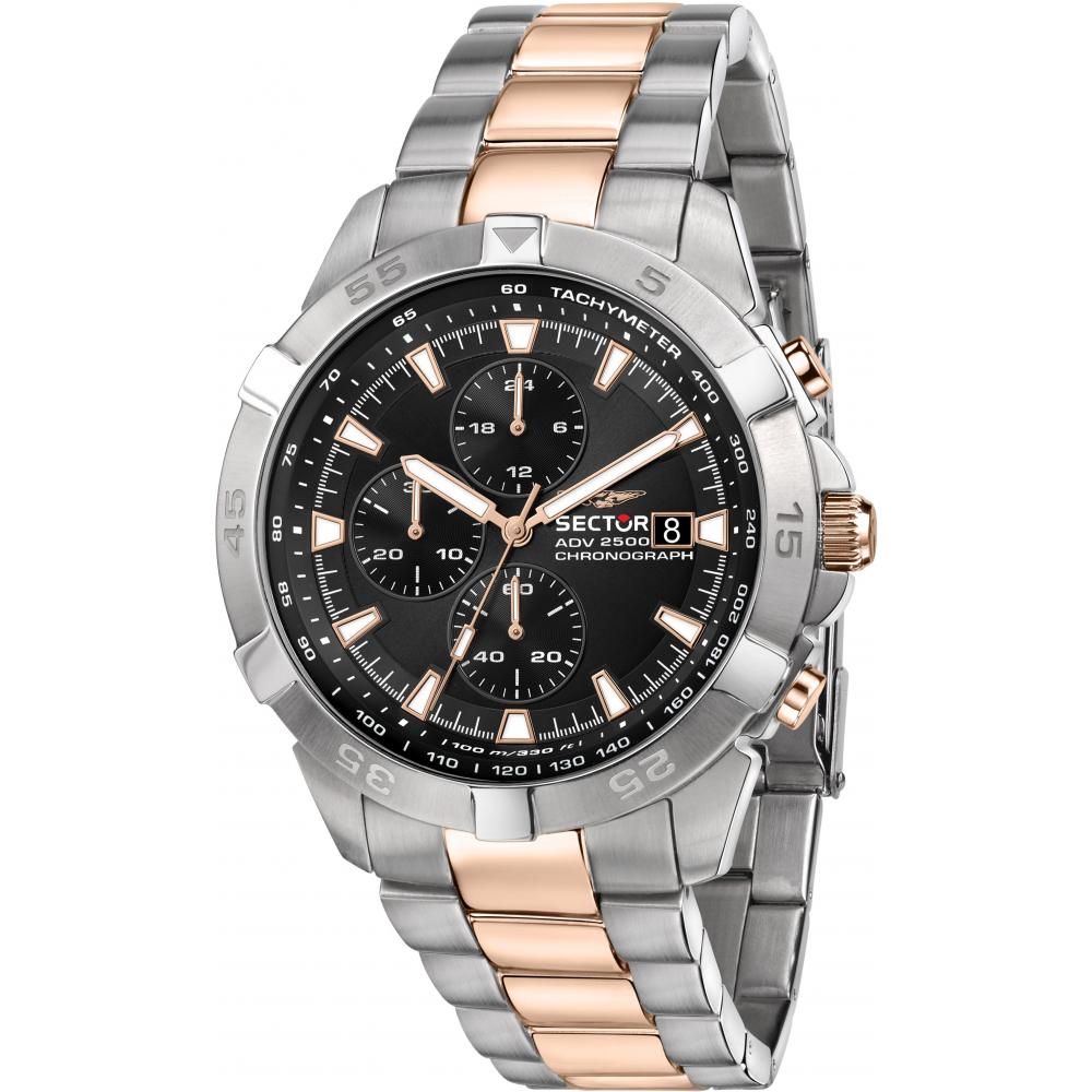 Orologio Uomo SECTOR Silver/Rosegold