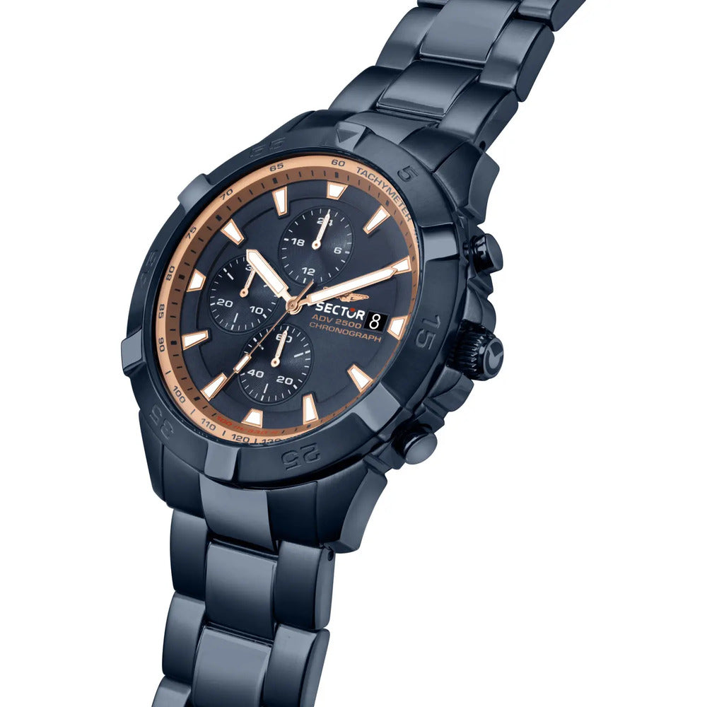 Orologio Uomo SECTOR Blue/Rosegold