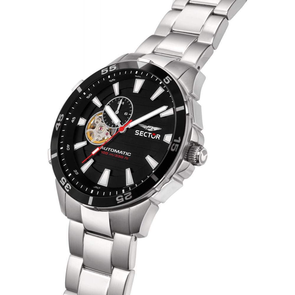 Orologio Uomo SECTOR Silver/Black