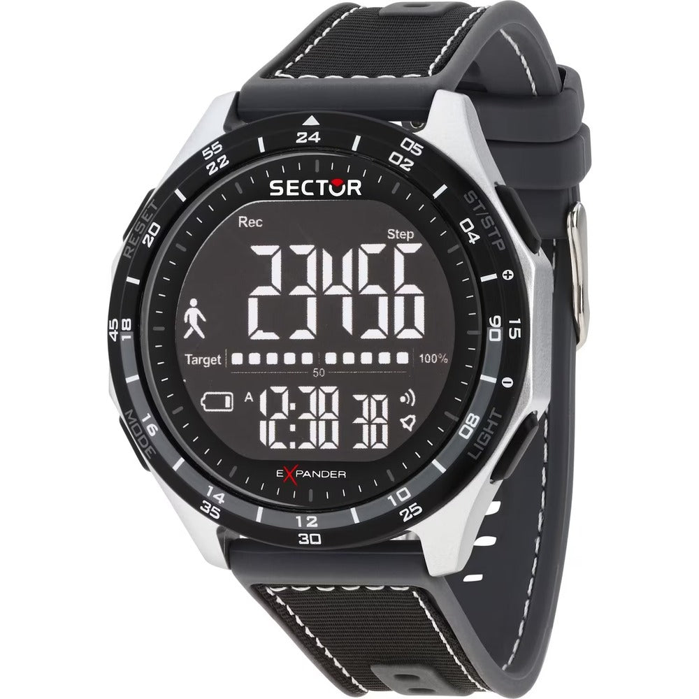 Orologio Digitale Sector EX-53 Nero e Grigio 47 mm