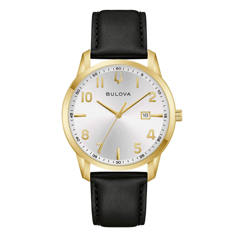 Orologio Bulova Sutton Classic Gold e Pelle nera