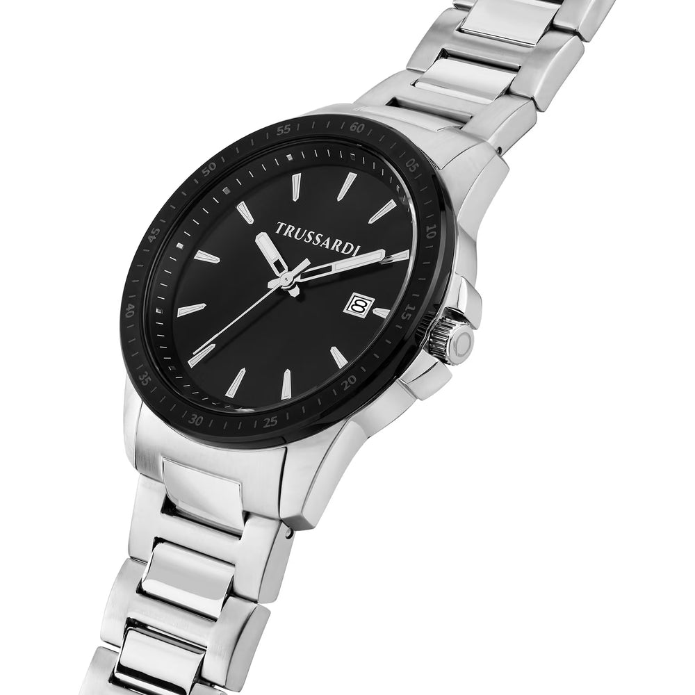 Orologio Uomo TRUSSARDI T HAWK Silver/Black
