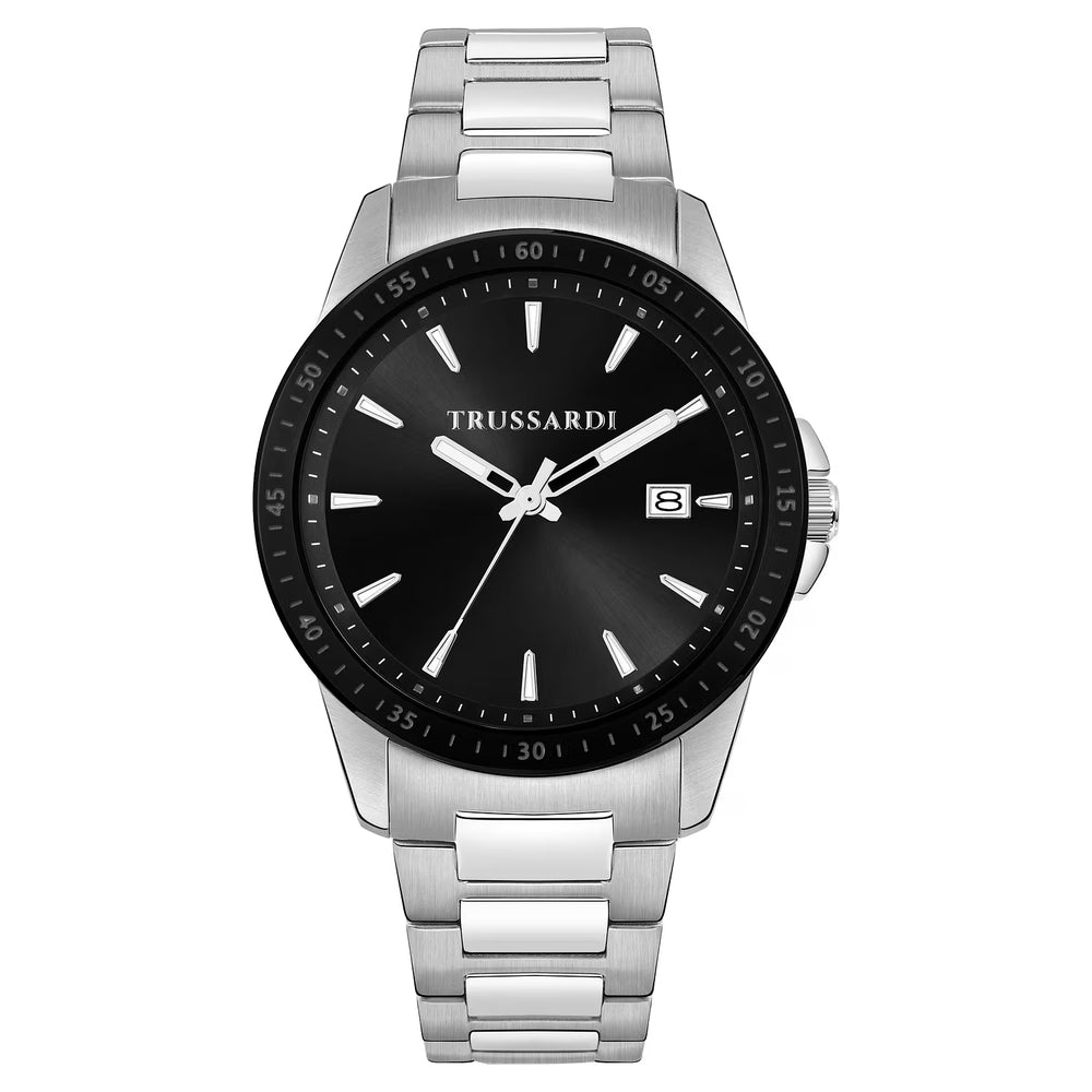 Orologio Uomo TRUSSARDI T HAWK Silver/Black