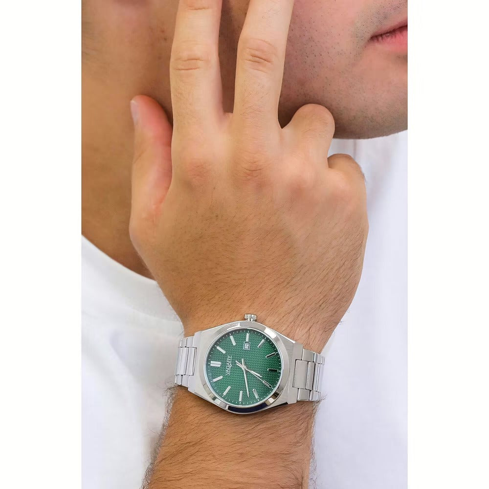 Orologio uomo Vagary by CITIZEN Timeless Crono Silver/Green