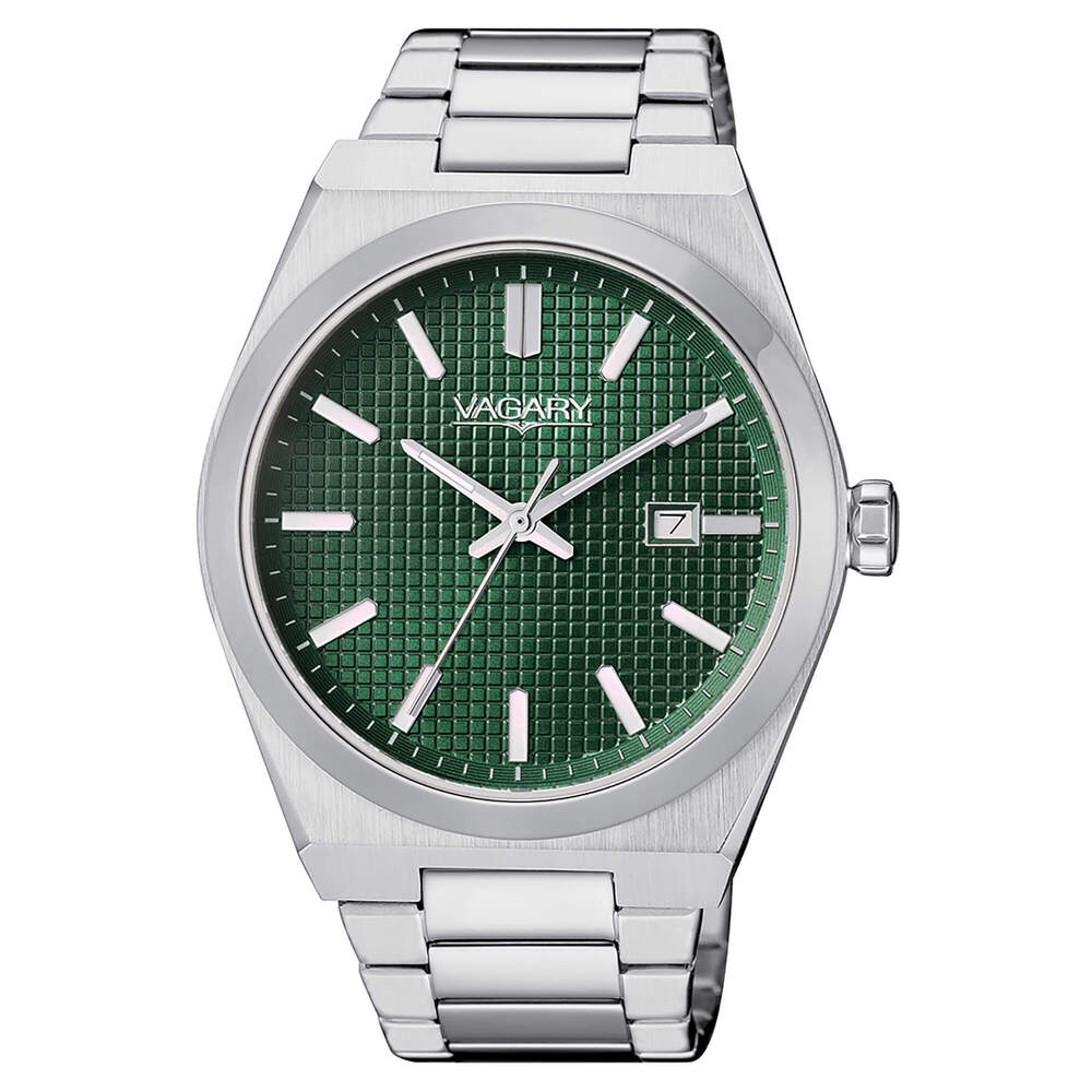 Orologio uomo Vagary by CITIZEN Timeless Crono Silver/Green