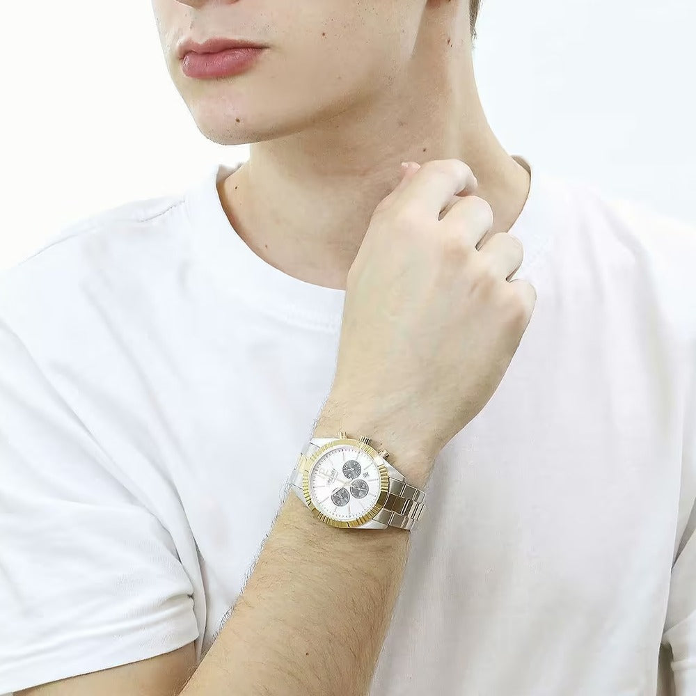 Orologio VAGARY by CITIZEN Timeless Crono Silver/Rosegold