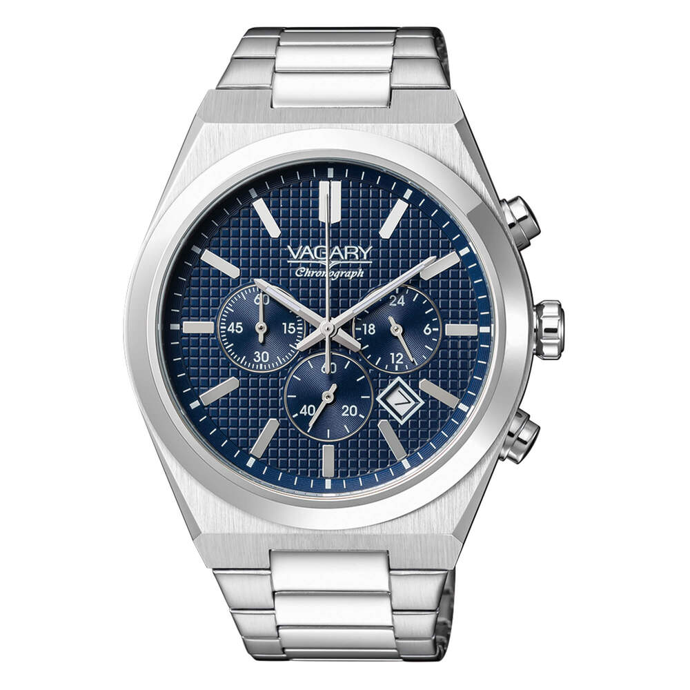 Orologio Vagary by CITIZEN Timeless Crono Silver/Blue