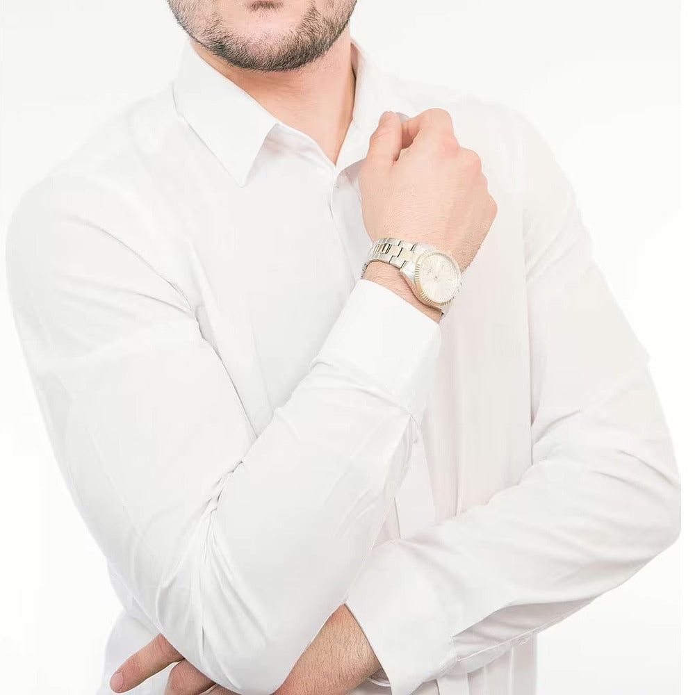 Orologio VAGARY by CITIZEN Timeless Gents Silver/Gold