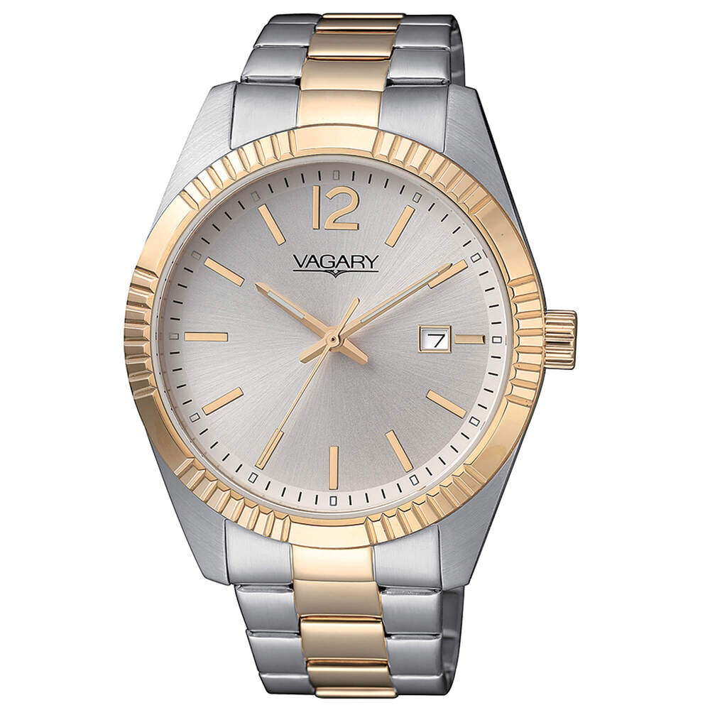 Orologio VAGARY by CITIZEN Timeless Gents Silver/Gold