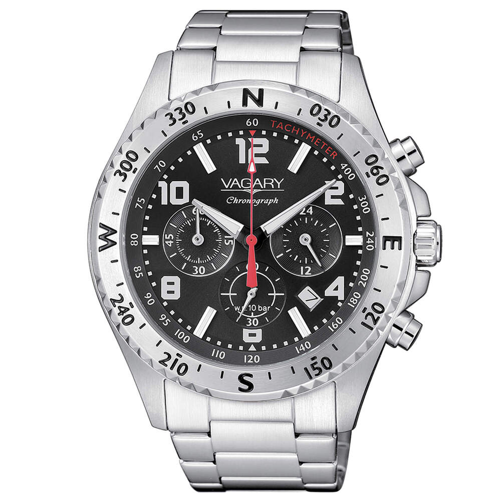 Orologio cronografo uomo VAGARY by CITIZEN Explore Black