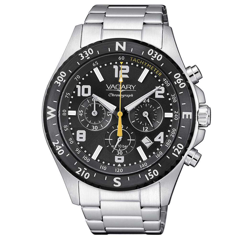 Orologio cronografo uomo VAGARY by CITIZEN Explore Black