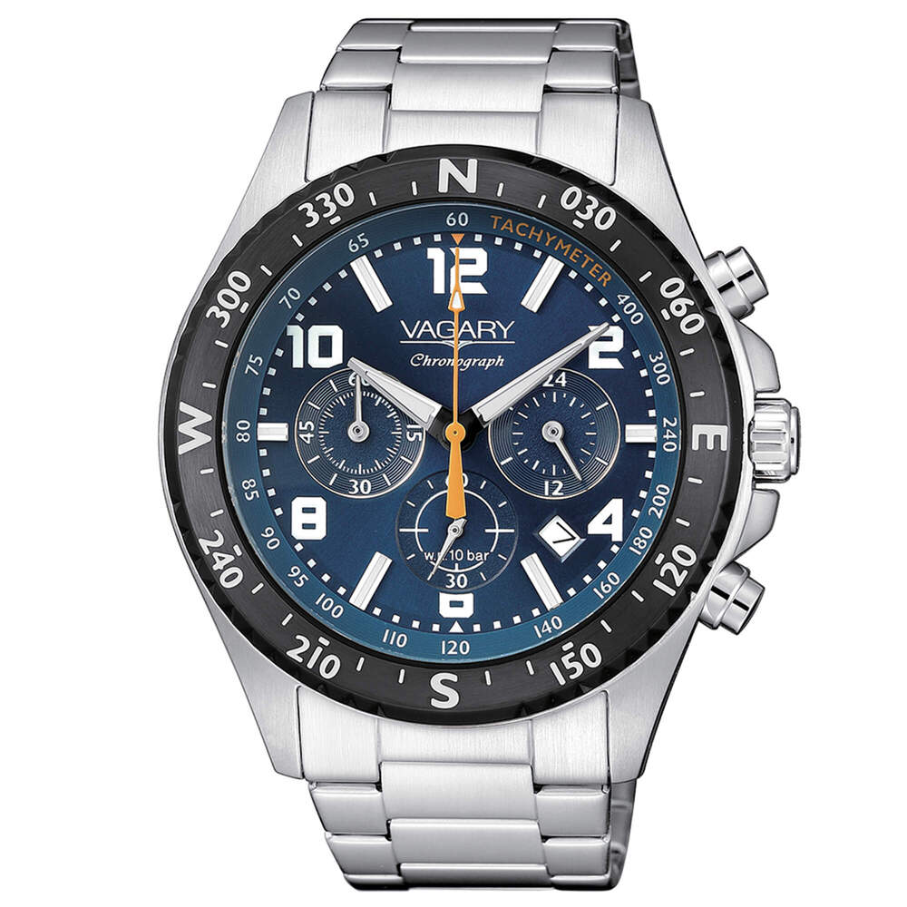 Orologio cronografo uomo VAGARY by CITIZEN Explore Blue