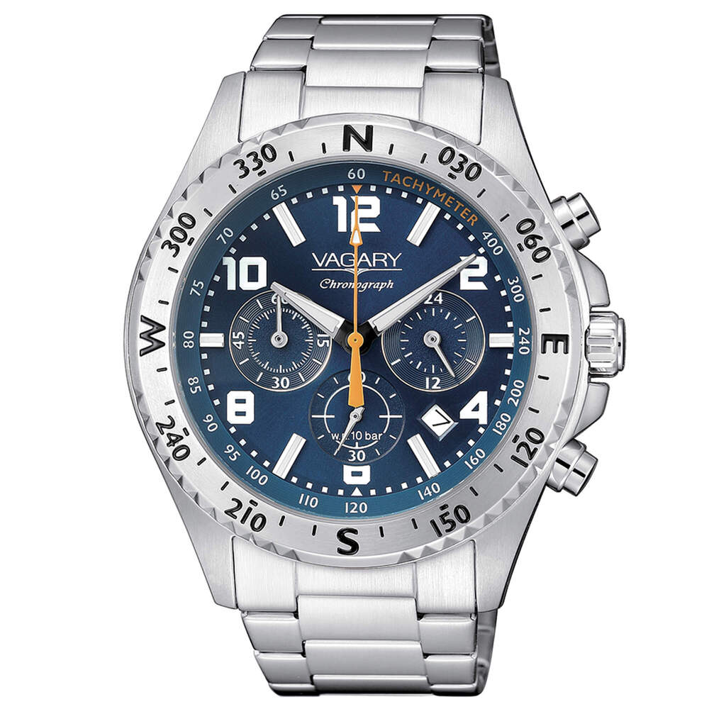 Orologio cronografo uomo VAGARY by CITIZEN Explore Blue