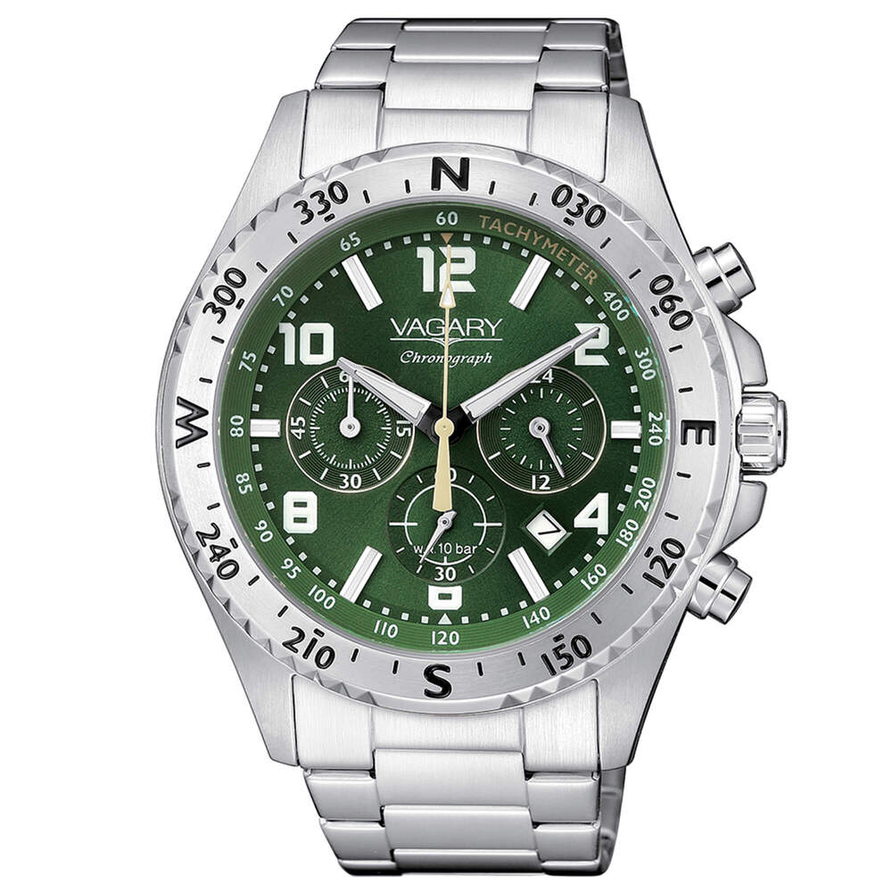 Orologio cronografo uomo VAGARY by CITIZEN Explore Green