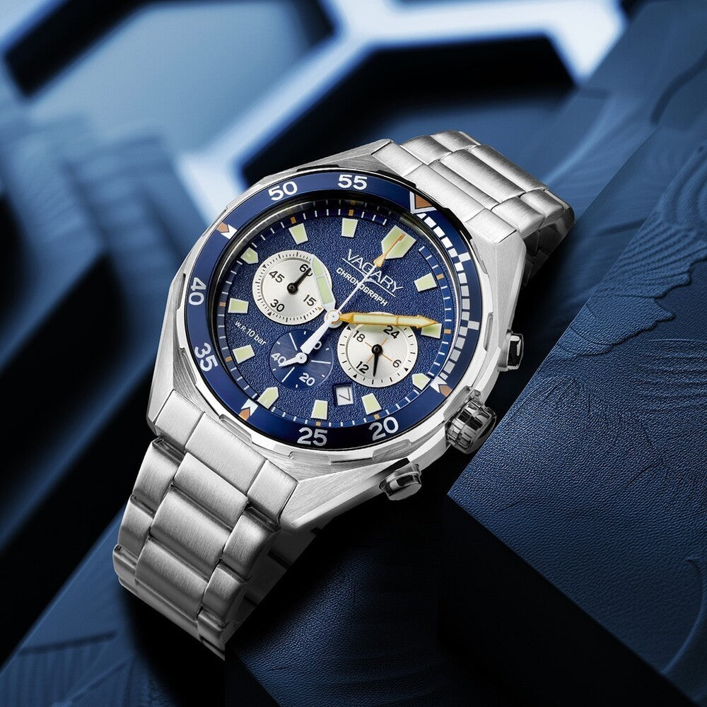 Orologio VAGARY by CITIZEN Aqua39 Crono Blue