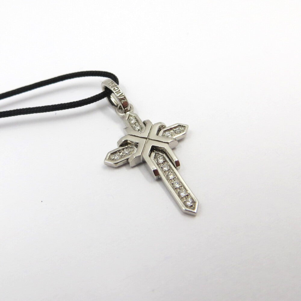Pendente Croce ZANCAN Oro e Diamanti
