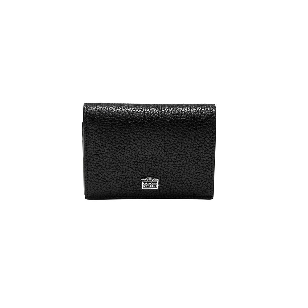 Portafoglio Giovanni Raspini in Pelle goffrata e Argento 925 con zip interna